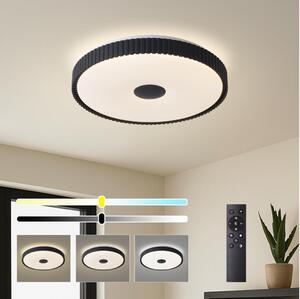Brilagi - stmievateľné LED stropné svietidlo CORVO LED/72W/230V 3000-6000K čierne, priemer 50 cm + diaľkové ovládanie