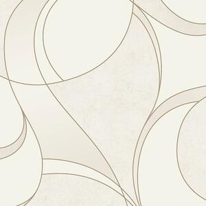 Biela vliesová tapeta geometrický vzor A57215, Vavex 2024