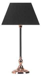 CLX Moderná stolová lampa ENNA, 1xE27, 60W, čierna a medená