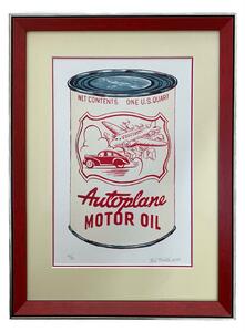 Ptáček Petr - Motor oil autoplane | 36.6x49.2