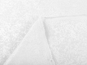 Biante Veľký teflónový oválny obrus TF-032 Venezia biely 240x280 cm
