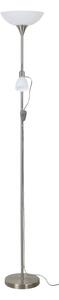 EGLO 82842 - Stojacia lampa UP 2 1xE27/60W + 1xE14/25W chróm