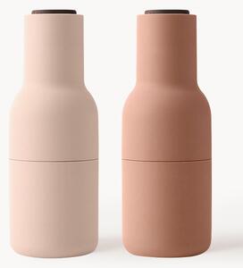 Súprava mlynčekov na soľ a korenie s drevenými vrchnákmi Bottle Grinder, 2 diely