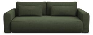 Khaki rozkladacia/s úložným priestorom pohovka 238 cm Kapua – Makamii