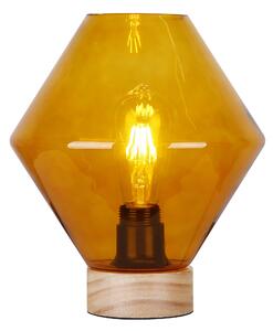 CLX Stolná škandinávska lampa SARZANA, 1xE27, 60W, oranžová