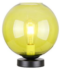 CLX Stolná retro lampa SAN REMO, 1xE27, 60W, zelená