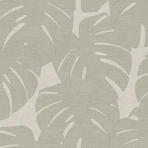 Vliesová tapeta - listy monstery - látková textúra 347761, Natural Fabrics, Origin