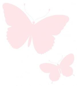 Vliesová fototapeta - ružové motýle 357221, 150x279cm, Precious, Origin