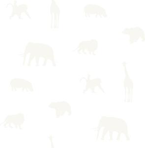 Detská vliesová tapeta - zvieratká z Afriky 347688, Precious, Origin
