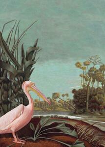 Vliesová fototapeta - vtáky, pelikán, príroda 158948, 200x279cm, Paradise, Esta