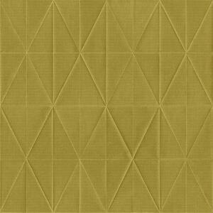 Vliesová, okrová tapeta geometrický vzor, origami 148711, Blush, Esta Home