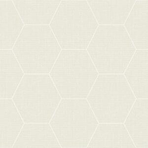 Vliesová tapeta geometrický vzor, hexagóny 148749, Blush, Esta Home