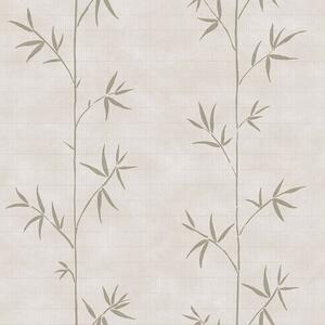 Sivobéžová vliesová tapeta na stenu, bambus 148726, Blush, Esta Home