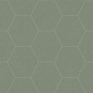 Vliesová tapeta geometrický vzor, hexagóny 148751, Blush, Esta Home