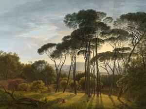 Vliesová fotoapeta Talianska krajina, stromy 158891, 372 x 279 cm, Blush, Esta Home