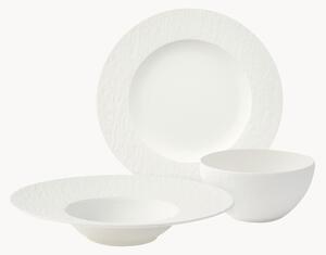 Súprava riadu z porcelánu Manufacture Rock, 2 osoby (6 dielov)