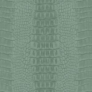 Vliesová tapeta zelená, imitácia krokodílej kože 347772, Luxury Skins, Origin