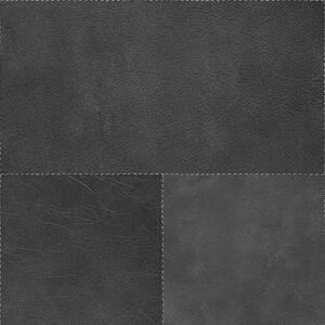 Vliesová tapeta, vzor čierna prešívaná koža 357240, role 0,5 x 8,37 m, Luxury Skins, Origin