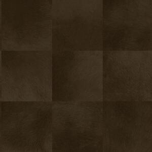Vliesová hnedá tapeta, štvorcový vzor imitácie kožušiny 347798, Luxury Skins, Origin