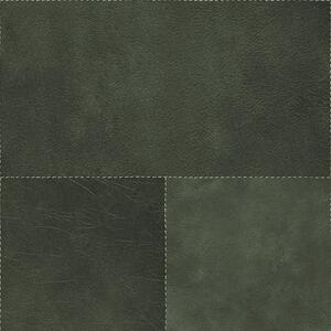 Vliesová tapeta, vzor zelená prešívaná koža 357239, role 0,5 x 8,37 m, Luxury Skins, Origin