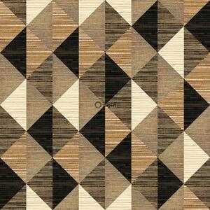 Vliesová tapeta geometrický vzor, imitacia rohože 357216, Matières - Wood, Origin