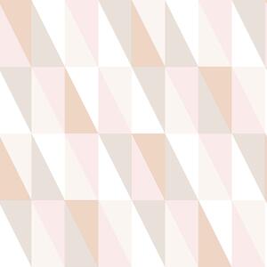 Vliesová tapeta, farebné trojuholníky 139196, Art Deco, Esta