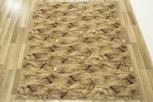 Metrážny koberec Brush 17 hnedý / béžový
