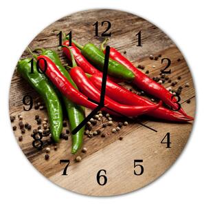 Nástenné sklenené hodiny Chilli fi 30 cm