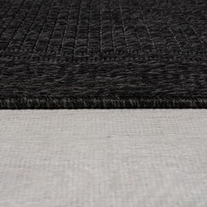 Flair Rugs koberce Kusový koberec Aruba Alfresco Weave Charcoal – na von aj na doma - 200x290 cm