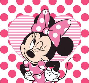 Detská vliesová obrazová tapeta Disney, Minnie & Hearts, 111385, 300 x 280 cm, Kids @ Home 6, Graham & Brown