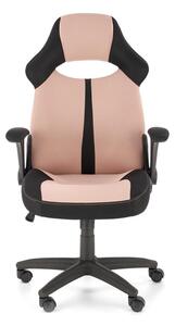 Halmar Kancelárska stolička Bloom, ružovo/čierna