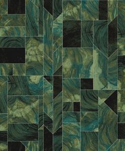 Mramorovaná geometrická vliesová tapeta na stenu, SPI702, Spirit of Nature, Khroma by Masureel