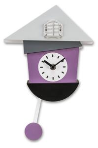 Auriol® Nástenné kyvadlové kukučkové hodiny (fialová) (100358288)