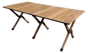 TEMPO Kempingový stôl, hnedá, ARTUR