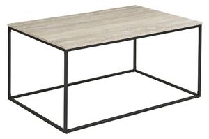 Čierny/béžový konferenčný stolík v dekore kameňa 60x90 cm Vita – House Nordic