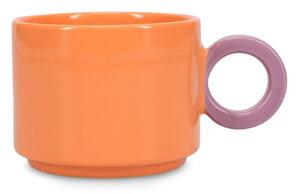 Oranžový kameninový hrnček 280 ml Lou – ONA