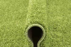 Metrážny koberec Lamborghini 01 zelený / krém