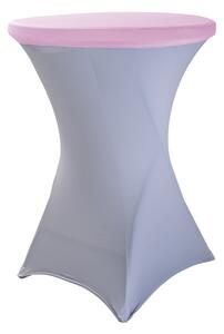 TENTino Elastická čiapka na dosku bistro stola 80 cm VIAC FARIEB Farba obrusu: SVETLOŠEDÁ / SILVER