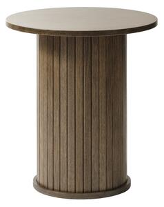 Dizajnový odkladací stolík Vasiliy 50 cm dymový dub