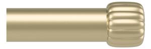 Matne zlatá oceľová roztiahnuteľná garniža 168 - 305 cm Cleo – Umbra