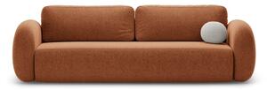 Ženilková rozkladacia/s úložným priestorom pohovka v tehlovej farbe 262 cm Tonale – Cosmopolitan Design