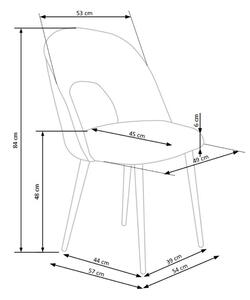 Jedálenská stolička SCK-384 tmavomodrá