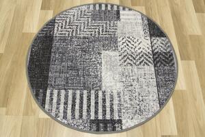 Protišmykový koberec Essenza sivý