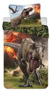 Bavlnené detské obliečky na jednolôžko 140x200 cm Jurassic World "Volcano" – Jerry Fabrics