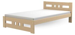 Drevená jednolôžková posteľ 120x200 Roma - borovica