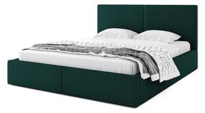 Čalúnená posteľ HILTON 2, 160x200, zelená