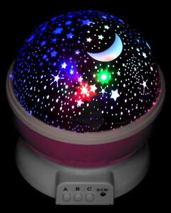 LED Star Light projektor nočnej oblohy - ružová
