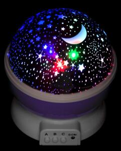 LED Star Light projektor nočnej oblohy - fialová