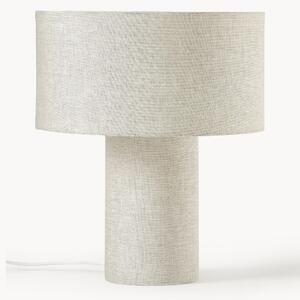 Ľanová stolová lampa Ron