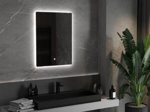 Mexen Sun, LED kúpeľňové zrkadlo s podsvietením 60x80 cm, 6000K, ochrana proti zahmlievaniu, 9807-060-080-611-00